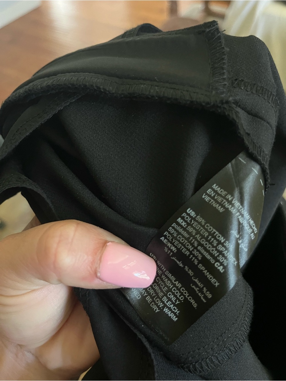 White House Black Market Black Skinny Dress Pants - Picture 4 of 5